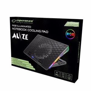Esperanza EGC101 laptop cooling pad 800 RPM Black