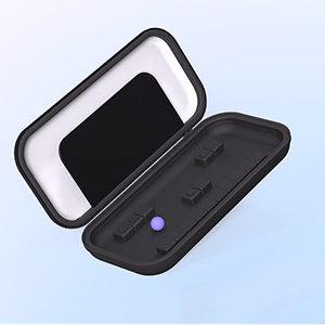 Dux Ducis Yoyoisles by Dux Ducis Air Bag suojakuori Nintendo Switch 2:lle - musta ja valkoinen