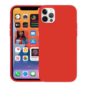 Crong Color Cover suojakuori laitteelle iPhone 12 Pro Max, punainen