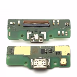 Charging Port Compatible With Samsung T295 Tab A 8.0'' With Flex / Plata OEM