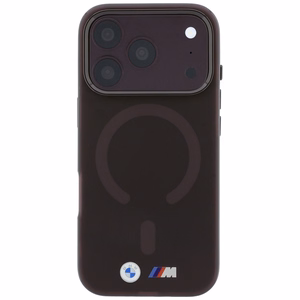 BMW M IML Frosted Metal Logo & Trims MagSafe suojakuori mallille iPhone 17 Pro / 18 Pro – viininpunainen
