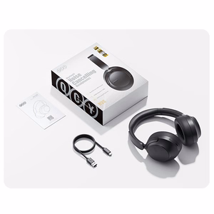 QCY H3S Langattomat On-Ear Kuulokkeet LDAC ja ANC Melunvaimennuksella - Musta