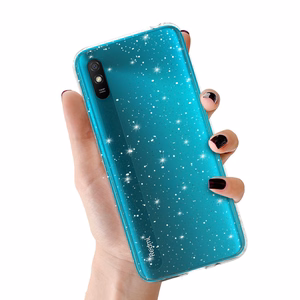 Crystal Glitter Case do Xiaomi Redmi 9A Silver