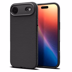 Spigen Liquid Air Suojakuori iPhone 17 Air:lle Matte Black