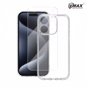 Vmax setti suojakuori + lasi 2,5D premium Samsung Galaxy S23 FE 5G:lle
