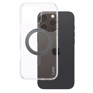 CARE by PanzerGlass Feature Kickstand suojakuori iPhone 16 Pro Max 6.9' musta/musta MagSafe 1324
