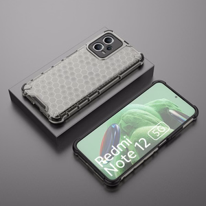 Honeycomb panssari hybridinen Suojakuori Xiaomi Redmi Note 12 5G / Poco X5 5G:lle musta
