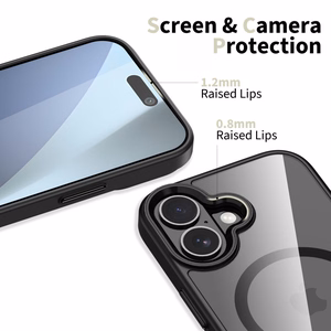 Tech-Protect MagMat MagSafe Suojakuori iPhone 17:lle - Kirkas musta