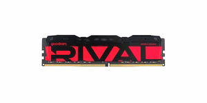 DDR4 2x8GB sarja UDIMM goodram RIVAL säteilevä punainen