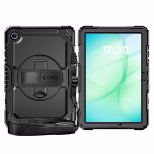 Tech-Protect Solid Suojakuori Samsung Galaxy Tab A9+ / A11+ Plus 11.0 X210 / X215 / X216 / X230 / X235 / X236:lle - Musta