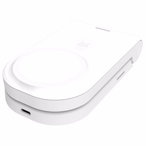 STM ChargeTree MAG kannettava kolme yhdessä -langaton latausasema iPhonelle, Apple Watchille ja AirPodseille, MagSafe-yhteensopiva, valkoinen