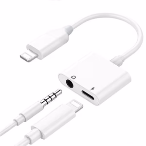 Adapter Bluetooth ADP13 from Lightning to Lightning + 3.5mm white