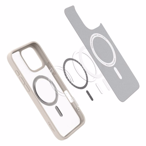 Spigen Ultra Hybrid Mag MagSafe Suojakuori iPhone 16 Pro Max 6,9 - huurrettu luonnontiitaani