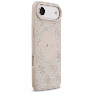 Guess 4G Circle Classic Logo MagSafe Suojakuori iPhone Airille - vaaleanpunainen