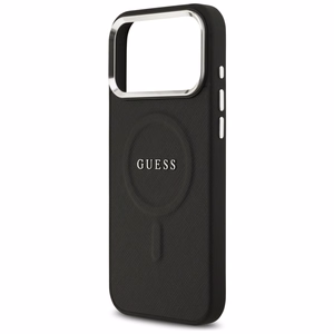 Guess Classic Logo MagSafe Suojakuori iPhone 17 Pro Max:lle - musta