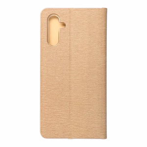Läppäsuojakuori Samsung A13 5G / A04S:lle Luna Book Gold kultainen