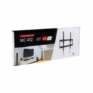 Maclean TV MC-412 seinäkiinnike 32"-70" VESA 400x400 45 kg kallistettava yleiskäyttöinen säädettävä vesivaaka asennustarvikkeet