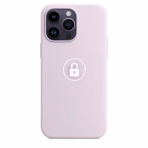 Puhelimen suojakuori Silicone Case v2 iPhone 14 Pro Max:lle, Lilac, pakkauksessa
