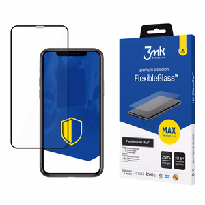 3mk FlexibleGlass Max Black Hybridi lasi iPhone Xs Max / 11 Pro Maxille