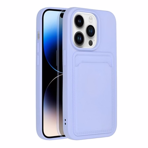 Suojakuori iPhone 14 PRO:lle Card Case violetti