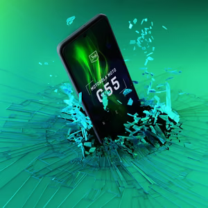 Karkaistu lasi 3mk HardGlass Max Lite musta Motorola Moto G55 5G:lle