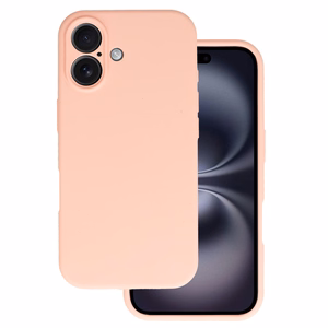 Silicone Lite Suojakuori iPhone 16:lle - persikka