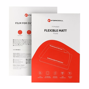 Kalvo leikkuukoneelle Forcell F-Protect Flexible TABLET MATT tableteille enintään 13" 10 kpl