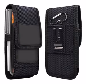 Pystysuuntainen universaali kuori OXFORD malli 1 IPHONE 5 / 5S / 5SE / 5C / OPPO A71, musta