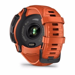 Garmin Instinct 2X Solar 2,79 cm (1,1") MIP, 50 mm, digitaalinen 176 × 176 pikselin kosketusnäyttö, punainen, GPS (satelliitti)