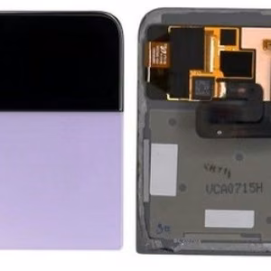 LCD-näyttö Samsung F721 Z Flip4 5G kosketusnäytöllä ja kehyksellä (Ulompi) Bora Purple alkuperäinen (käytetty Grade B)