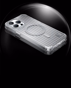 Kingxbar PQY Go Out -sarjan magneettinen kotelo iPhone 14 Plus MagSafe laser väri