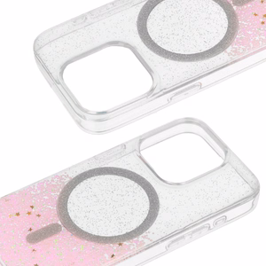 Tel Protect Moonlite Magsafe -suojakuori iPhone 17 Pro Max:lle vaaleanpunainen kirkas