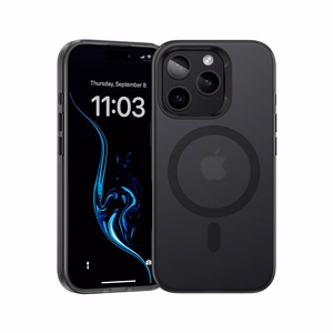 Benks Magnetic Lucid Armor Case -suojakuori (B066) Iphone 16 Pro Maxille, musta (kameran ohjauspainike)
