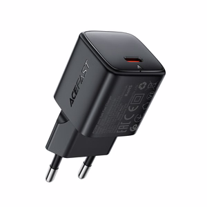 Acefast A118 -laturi 30 W GaN USB-C musta