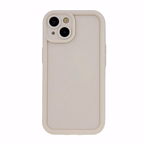 Frame TPU suojakuori Samsung Galaxy S23 FE hiekanvärinen