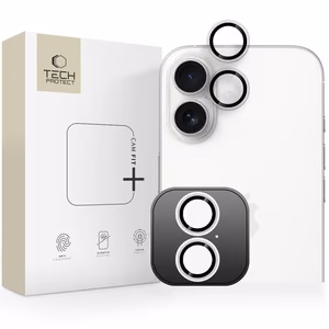 Tech-Protect Camring Fit+ kameran suojus iPhone 17:lle - kirkas