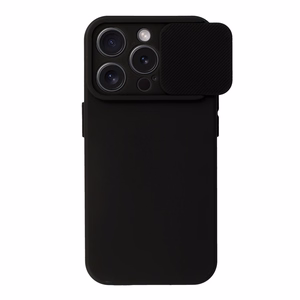 Camshield Soft Suojakuori iPhone 15 Pro:lle - musta