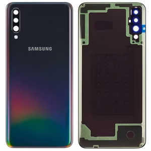 Takakuori Samsung A705 A70 2019:lle musta alkuperäinen (käytetty Grade B)