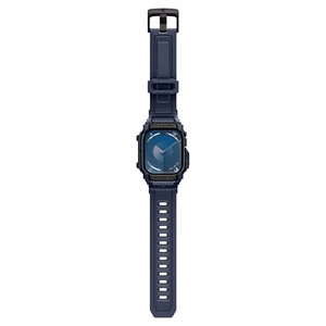 Spigen Rugged Armor Pro Apple Watch 10 (46mm) Laivastonsininen