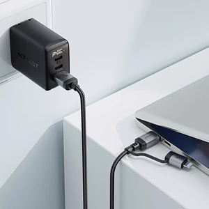 Acefast C20-01 USB-C - USB-C / Lightning kaapeli 60W/30W 480Mb/s 3A 1,2 m - musta