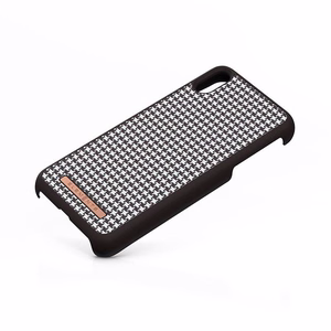 Nordic Elements Saeson Idun Pattern 2 suojakuori laitteelle iPhone XS Max, tummanruskea
