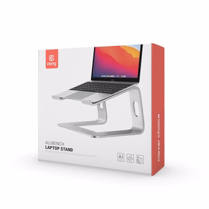 Crong AluBench aluminium laptop stand, silver