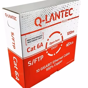 Q-LANTEC S/FTP cat.6A verkkokaapeli, parikaapeli, LSOH