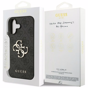 Guess 4G Big Logo -suojakuori iPhone 17 - musta