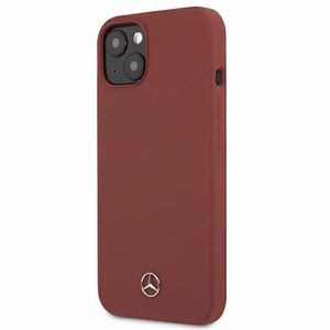 Mercedes Silicone Line kotelo iPhone 13 mini - punainen