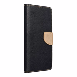 Flip-suojakuori Samsung A37:lle Fancy Book musta / kultainen