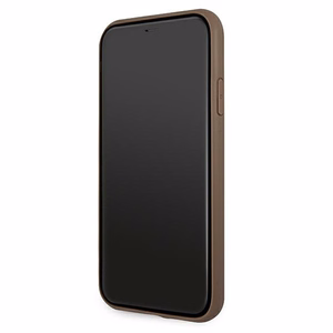 Guess 4G Stripe suojakuori iPhone 11 / Xr 6.1":lle - ruskea