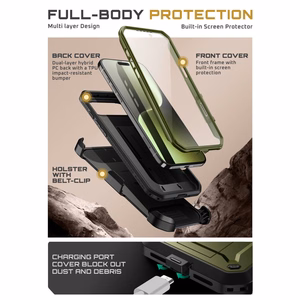 Supcase UB Pro Suojakuori iPhone 17 Air:lle - Vihreä