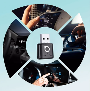 Ottocast Mini Aura CA530-T langaton Apple CarPlay/Android Auto -sovitin, musta