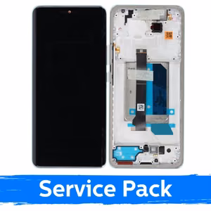 LCD Display Compatible with Xiaomi Redmi Note 14 Pro+ 5G with Frame / Frost Blue / (Service Pack)